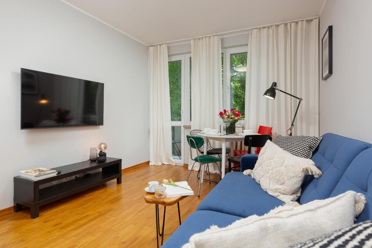 Central Apartment Solec Wilanowska By Noclegi Renters Varsovia Exterior foto