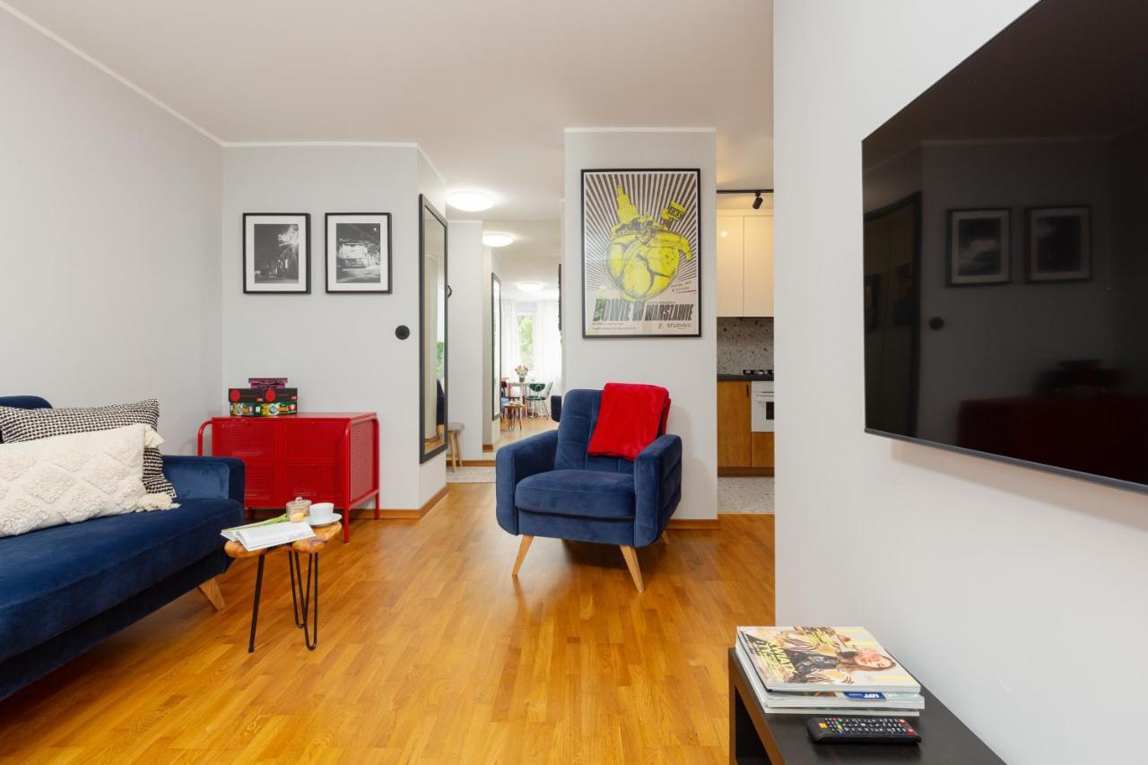 Central Apartment Solec Wilanowska By Noclegi Renters Varsovia Exterior foto